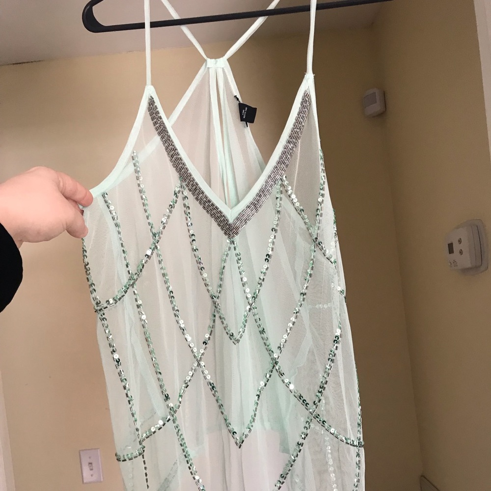 Sequined Tank Top